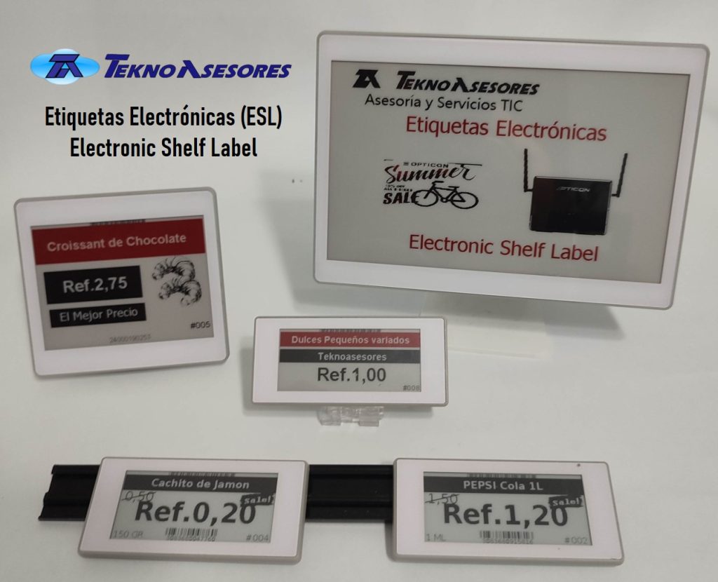 Etiquetas Electrónicas en Venezuela
Electronic Shelf Label
Etiquetas Electrónicas de estante
